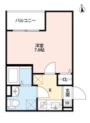 ブルーグレイス 大正（ブルーグレイス タイショウ）の間取り画像