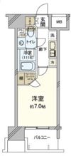 パークリュクス大阪京町堀 902号室の間取り画像