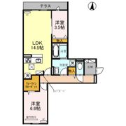 フェリシア東田辺の間取り画像
