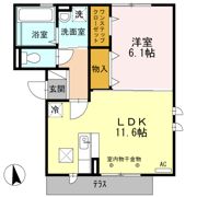 スクエアプレイス天王寺東 A棟の間取り画像