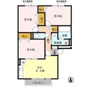 コートダジュールの間取り画像