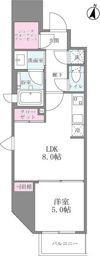 シーズンフラッツ梅田北の間取り画像