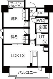 SK RESIDENCES SHINSAIBASHI （旧の間取り画像