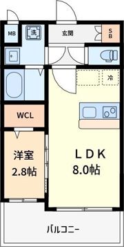 ラシーヌ瓦屋町の間取り画像