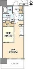OPUS RESIDENCE SHINSAIBASHI SOの間取り画像