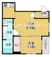 パレスケープの間取り画像