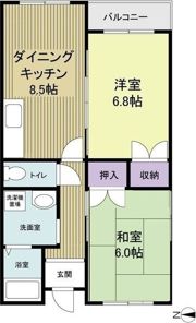 ラ・フォーレ長吉の間取り画像