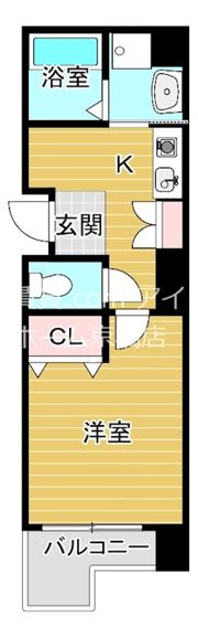 シャトー京橋の間取り画像