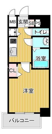 ゼオン大阪EASTの間取り画像