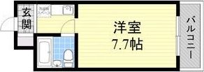 スチューデント平野の間取り画像