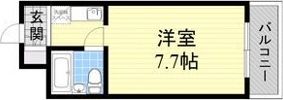スチューデント平野の間取り画像