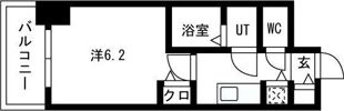 プレサンス高津公園ディオの間取り画像