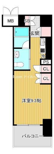 セイワパレス京橋コルティーレの間取り画像