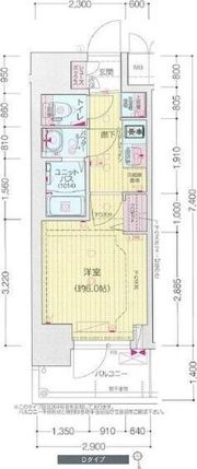 プレサンス松屋町ヴィゴラスの間取り画像