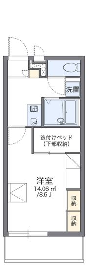 レオパレスソレイユIIIの間取り画像