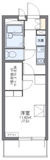 レオパレスラピスラズリ高井田の間取り画像