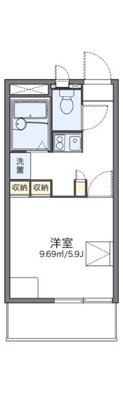 レオパレスソレイユIIの間取り画像