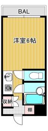 プレジデント横田の間取り画像