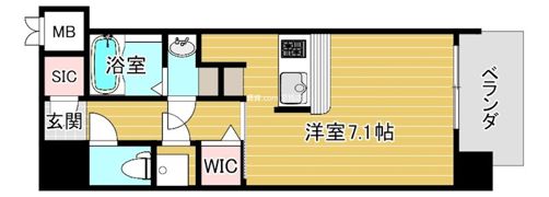 レジュールアッシュ桜宮エクシードの間取り画像