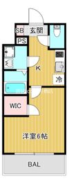 エスリード大阪城の間取り画像