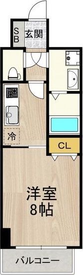 ノーブルコート堺筋本町の間取り画像