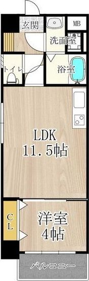 セントアミール南久宝寺の間取り画像