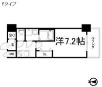 レジュールアッシュOSAKA今里駅前の間取り画像