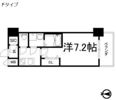 レジュールアッシュOSAKA今里駅前の間取り画像