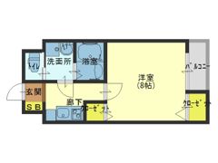 クイーンライフ東今里の間取り画像