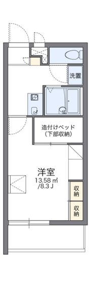 レオパレスプレミール 今川の間取り画像