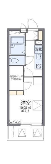 レオパレス森ノ宮中央の間取り画像