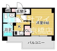 エスリード桜ノ宮レジデンスの間取り画像