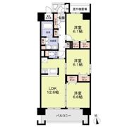 レシオ安堂寺の間取り画像