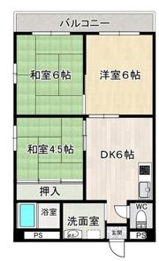 新栄プロパティー千林IIの間取り画像
