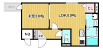 サフィール ロジェ大阪城公園の間取り画像