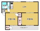 東田マンションの間取り画像