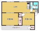 東田マンションの間取り画像