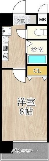 新梅田プライムの間取り画像