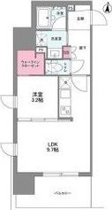 シーズンフラッツ梅田EASTの間取り画像