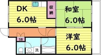 布亀マンションの間取り画像