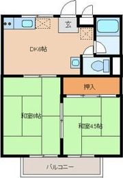サンハイツの間取り画像