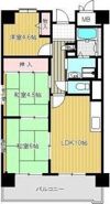 メゾンドーム三軒家の間取り画像