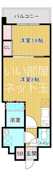 Alivis緑橋の間取り画像