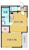 ハーモニーテラス新森IIの間取り画像