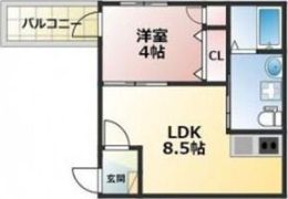 Lumiere（ルミエール）長瀬の間取り画像