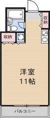 ガーデン弁天町の間取り画像