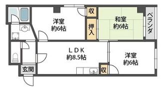 ベイストーン市岡の間取り画像