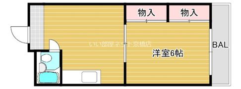 リトルシャトー天満の間取り画像