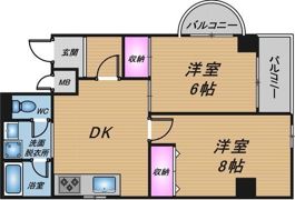 シャトー南船場の間取り画像