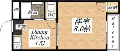 ハイツハーベストIIの間取り画像